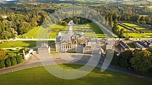 Aerial view. Powerscourt gardens. Wicklow. Ireland