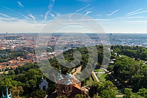 The Aerial View Of Prague