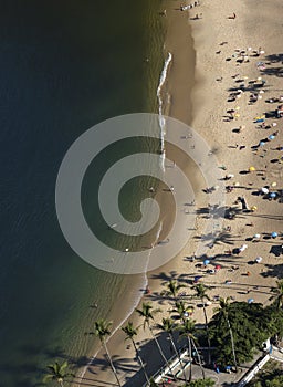 Aerial View of Praia Vermelha, Rio de Janeiro photo