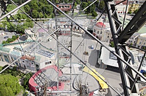 Aerial view of the Prater Park