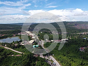 Aerial View Of PT KPC office complex.