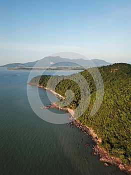Aerial view Pulau Sayak