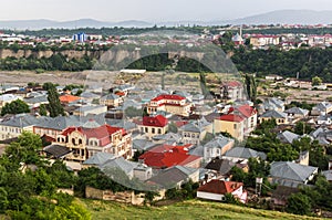 Aerial view of Quba, Azerbaij