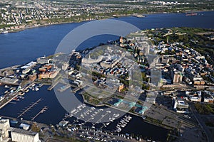 Aerial view of Quebec City