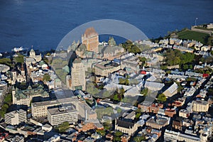 Aerial view of Quebec City