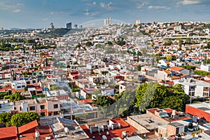 Aerial view of Queretaro, Mexi