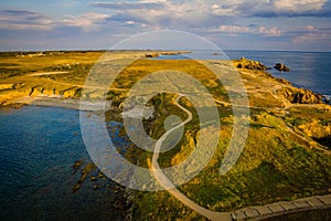 Aerial view of Quiberon