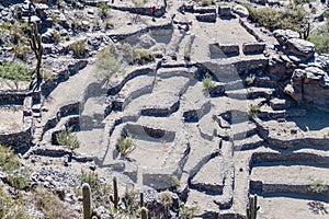 Aerial view of Quilmes ruins