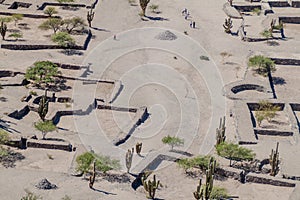 Aerial view of Quilmes ruins