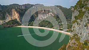 Aerial View Of Railay Beach, Krabi Thailand