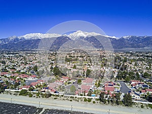 Aerial view of Rancho Cucamonga