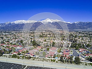 Aerial view of Rancho Cucamonga photo