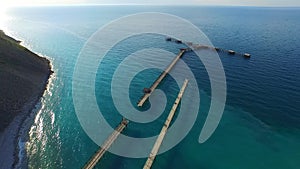 Aerial view of Rapid Bay Jetty