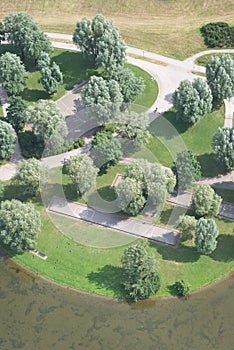 Aerial View Of Recreational Park