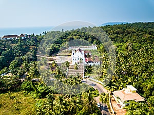 Aerial View of Reis Magos Church in Goa India