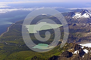 Aerial View of a Remote Coastline