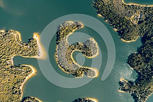 Aerial view of Reservoir Landscape