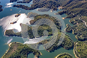 Aerial view of Reservoir Landscape