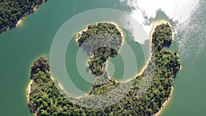 Aerial view of Reservoir Landscape