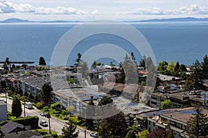 Aerial View of Residential Homes in a peaceful neighborhood