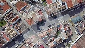 Aerial view of residential part of Tavira, Algarve, Portugal