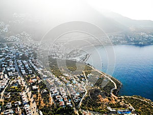 Aerial View of Resort Town Kalkan Antalya in Turkey