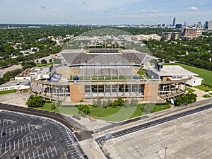 Aerial View of Rice Stadium in Houston, Texas