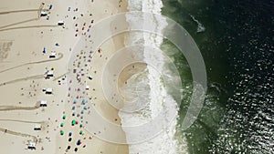 Aerial view Rio de Janeiro Brazil.