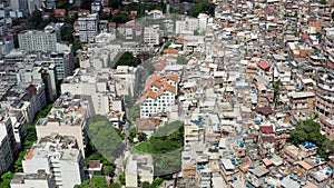 Aerial view Rio de Janeiro Brazil.