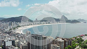 Aerial view Rio de Janeiro Brazil.