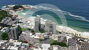 Aerial view Rio de Janeiro Brazil.