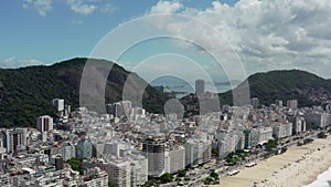 Aerial view Rio de Janeiro Brazil cityscape.