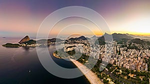 Aerial View of Flamengo in Rio de Janeiro photo