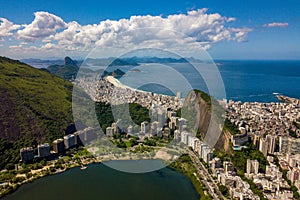 Aerial View of Rio de Janeiro Landscape