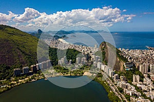 Aerial View of Rio de Janeiro Landscape