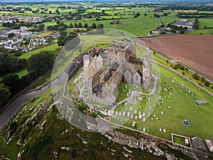 Aerial view. Rock of Cashel.county Tipperary. Ireland