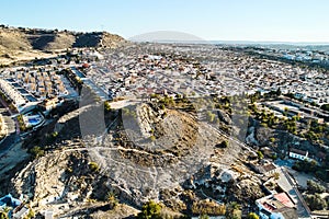 Aerial view of Rojales townscape. Spain photo