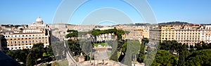 Aerial view of Rome, Italy