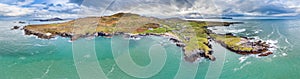 Aerial view of the Rosguil Pensinsula by Doagh - Donegal, Ireland photo