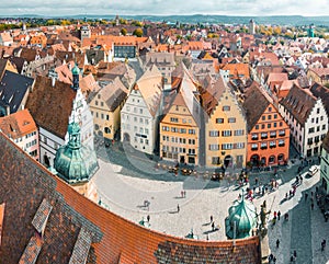 Vista aérea de Baviera alemania 
