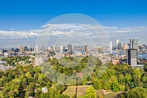 Aerial view of Rotterdam