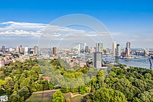 Aerial view of Rotterdam