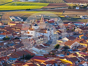 Aerial view of Rueda in Valladolid photo