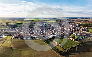 Aerial view of Rueda in Valladolid photo