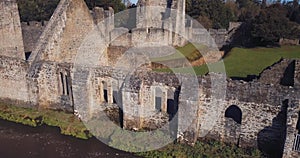 Aerial View Of The Ruins Of Desmond Castle