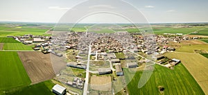 Aerial view of a rural area in Spain