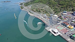 Aerial View of Sacheon Sea, Sacheon, Gyeongnam, South Korea, Asia