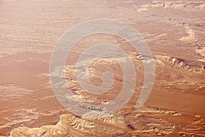 Aerial view of sahara