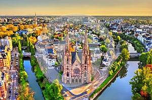 St. Paul Church in Strasbourg - Alsace, France photo
