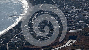 Aerial view of Saint-Paul de la Reunion
